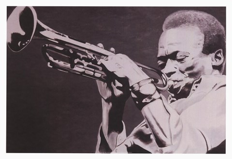Framed Miles Davis Print