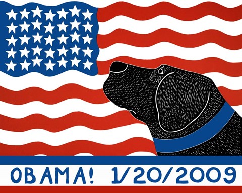 Framed Obama-1-20-09 Print