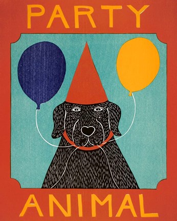Framed Party Animal Print