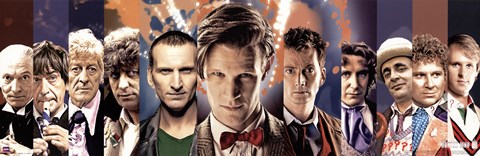Framed Doctor Who - The Doctors Print