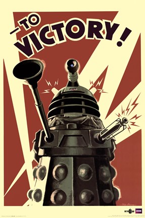 Framed Doctor Who - Dalek To Victory Print