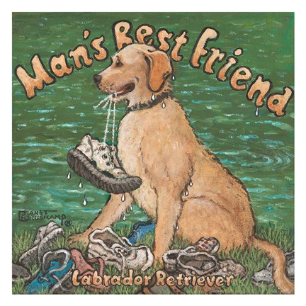 Framed Man&#39;s Best Friend Print