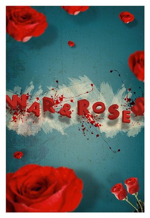 Framed War and Roses Print