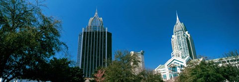 Framed Skyscrapers, Mobile, Alabama Print