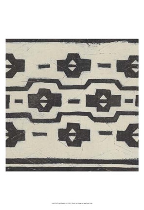Framed Tribal Patterns VI Print