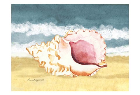 Framed Seashell II Print