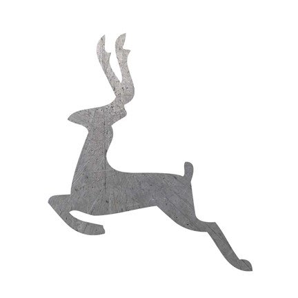 Framed Silver Deer 3 Print
