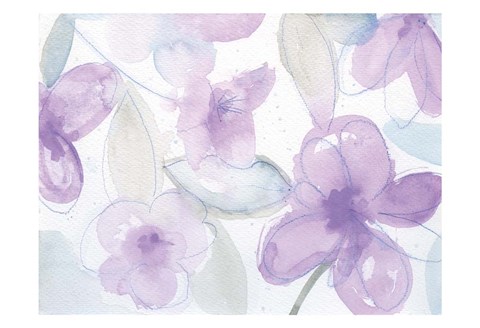 Framed Lilac Garden Print