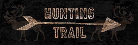 Framed Hunting Trail Print
