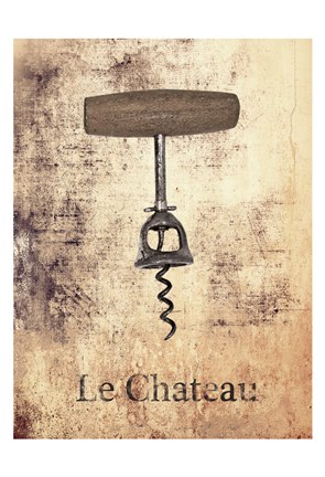 Framed Le Chateau Wine 1 Print