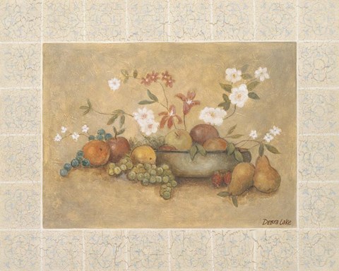 Framed Fruit A Print