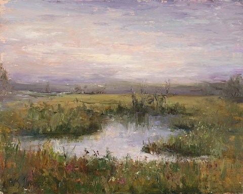 Framed Marsh Sunset Print