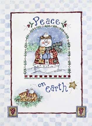 Framed Peace On Earth 2 Print
