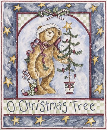 Framed O&#39; Christmas Tree Print