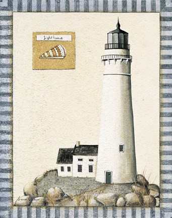 Framed Lighthouse Print