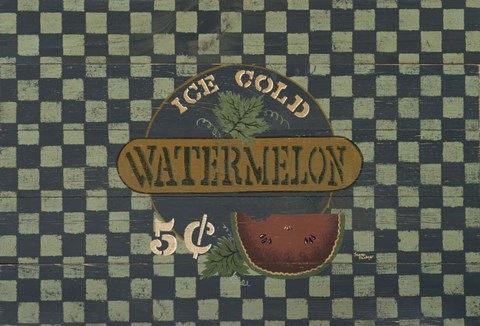 Framed Watermelon Print