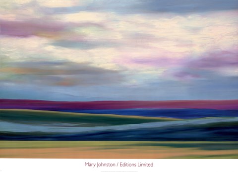 Framed Purple Horizon Print