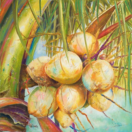 Framed Patricia&#39;s Coconuts I Print