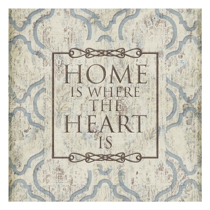 Framed Home Heart Print