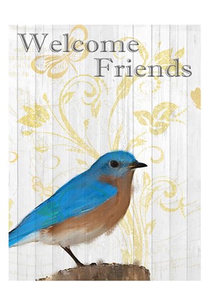 Framed Bluebird Day Print