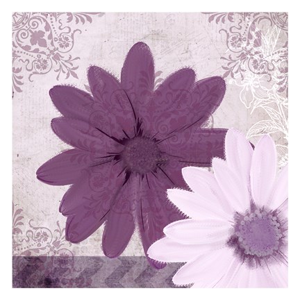 Framed Purple Bloom 2 Print