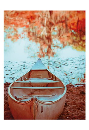 Framed Caddo Canoe Print