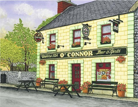 Framed Ireland - O&#39;Connor&#39;s Pub Print