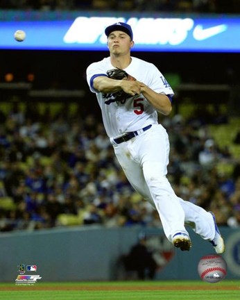 Framed Corey Seager 2016 Action Print