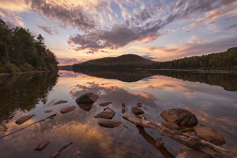 Framed Kettle Pond Sunset Print