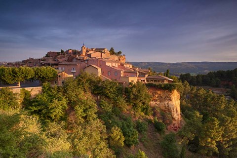 Framed Sunrise over Roussillon Print