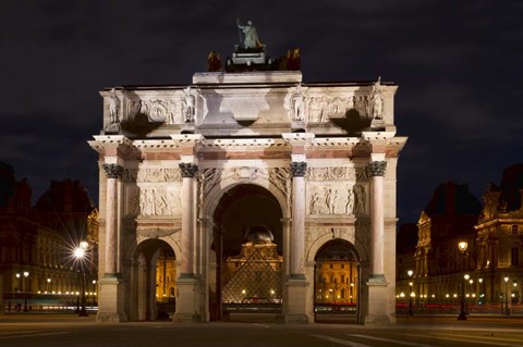 Framed Arc de Triomphe du Carrousel Print