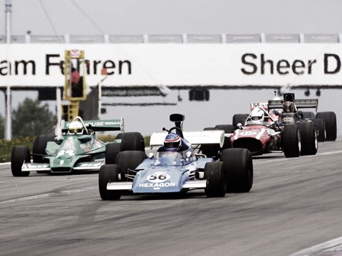 Framed Historical Race Cars at Grand Prix, Nurburgring Print