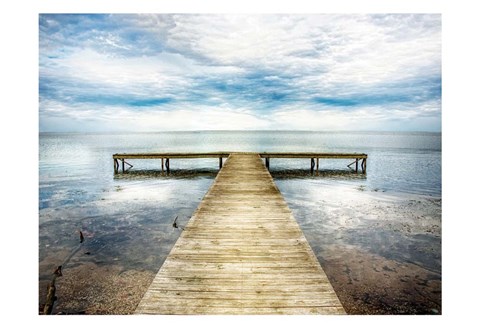 Framed Down the Pier 2 Print