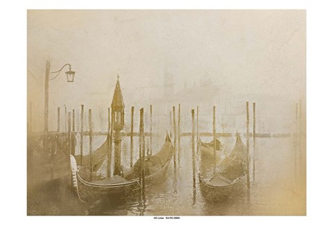 Framed Venice at Dusk Print