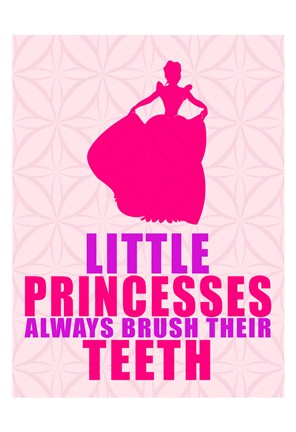 Framed Little Princesses Print