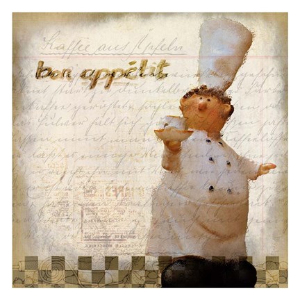 Framed Bon Appetit 2 Print