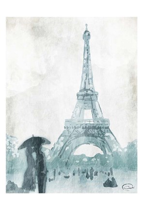 Framed Love in Paris Print