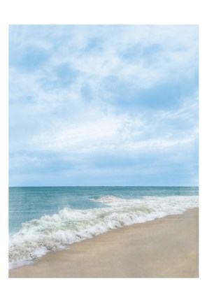 Framed Summertime Breeze Beach Print