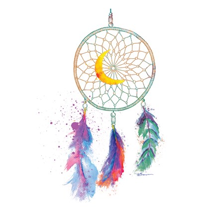 Framed Dream Catcher Print