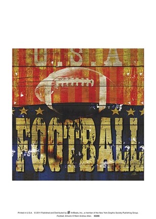 Framed Football Print