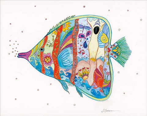 Framed Passion Fish II Print