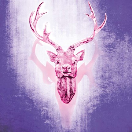 Framed Purple Deer Print