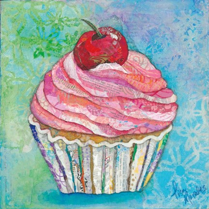 Framed Cupcake Print