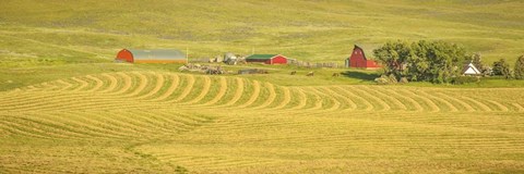 Framed Farm Panorama Print