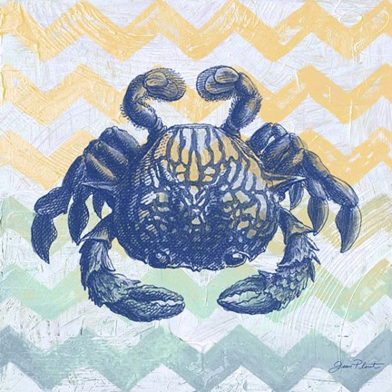 Framed Sea Creatures - Crab Print