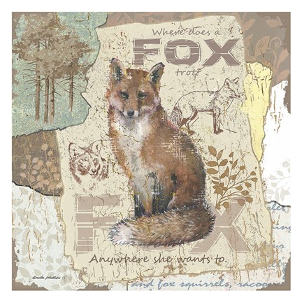 Framed Fox Trot Print