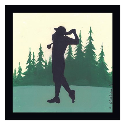 Framed Play Golf II Print