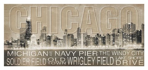 Framed Chicago Print