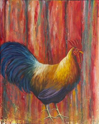 Framed Mr. Rooster Print