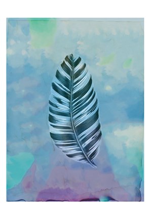 Framed Palm Leaves 3 Print